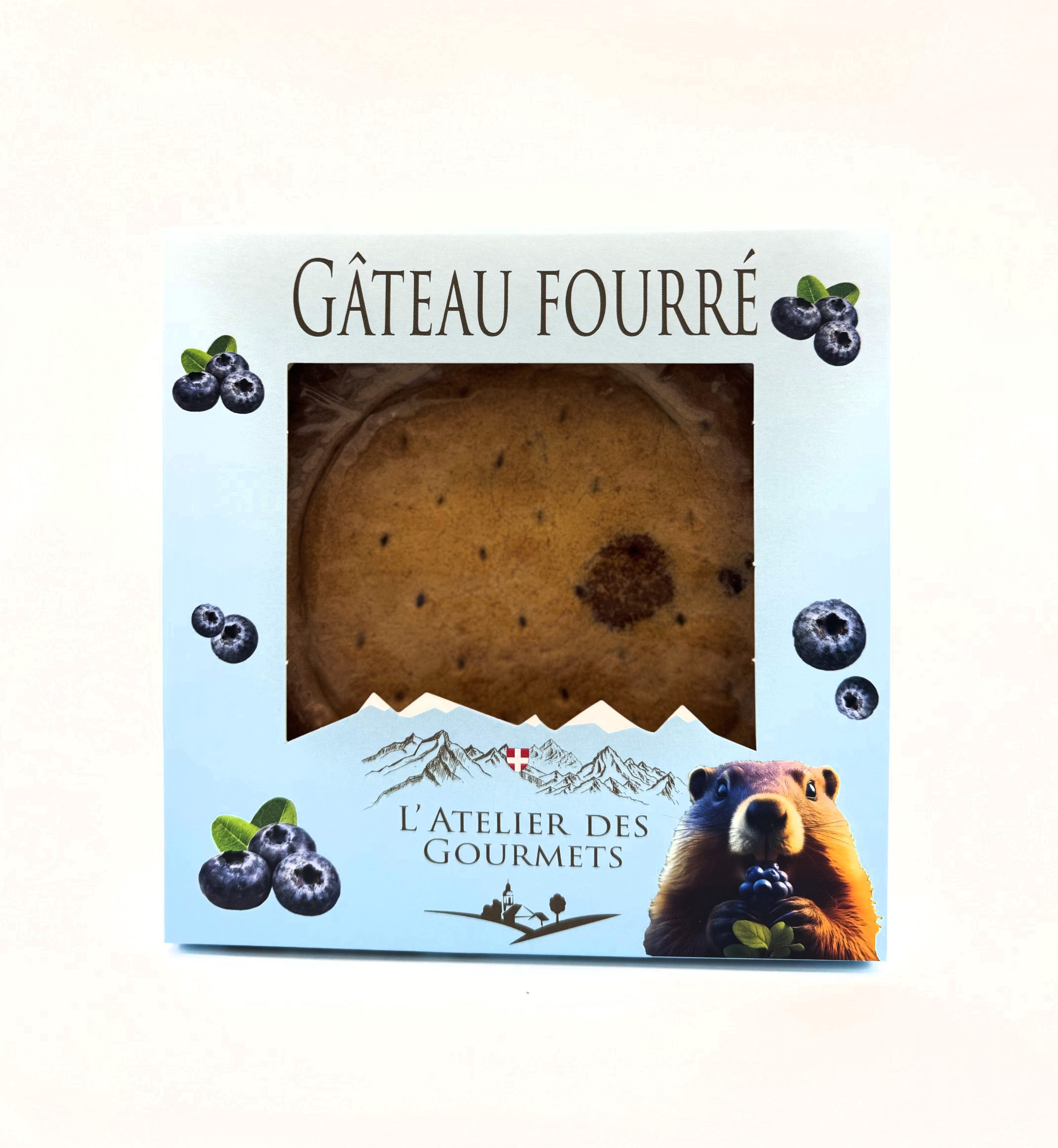 Gâteau fourré Myrtille