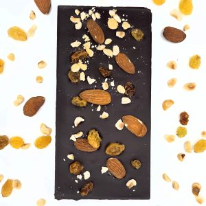 Tablette Noir Mendiants (Fruits secs)