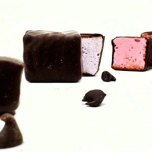 Guimauve enrobées de chocolat Noir