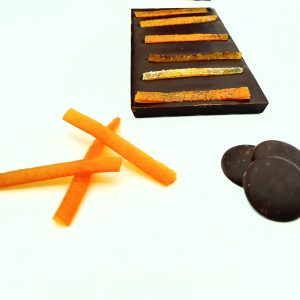 Tablette Noir Oranges confites