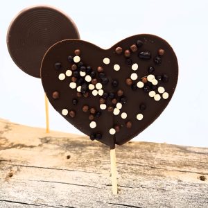 Sucette choc Noir Céréales croustillantes